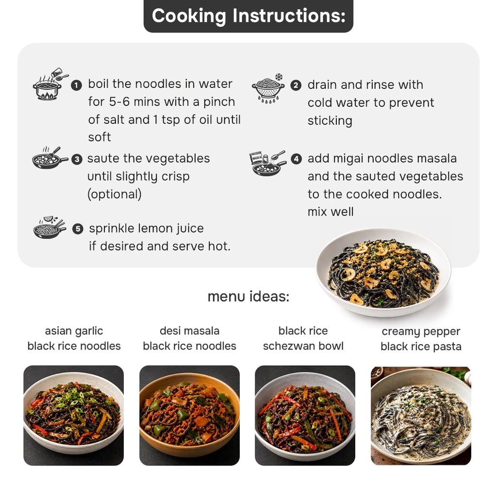 Black Rice Noodles