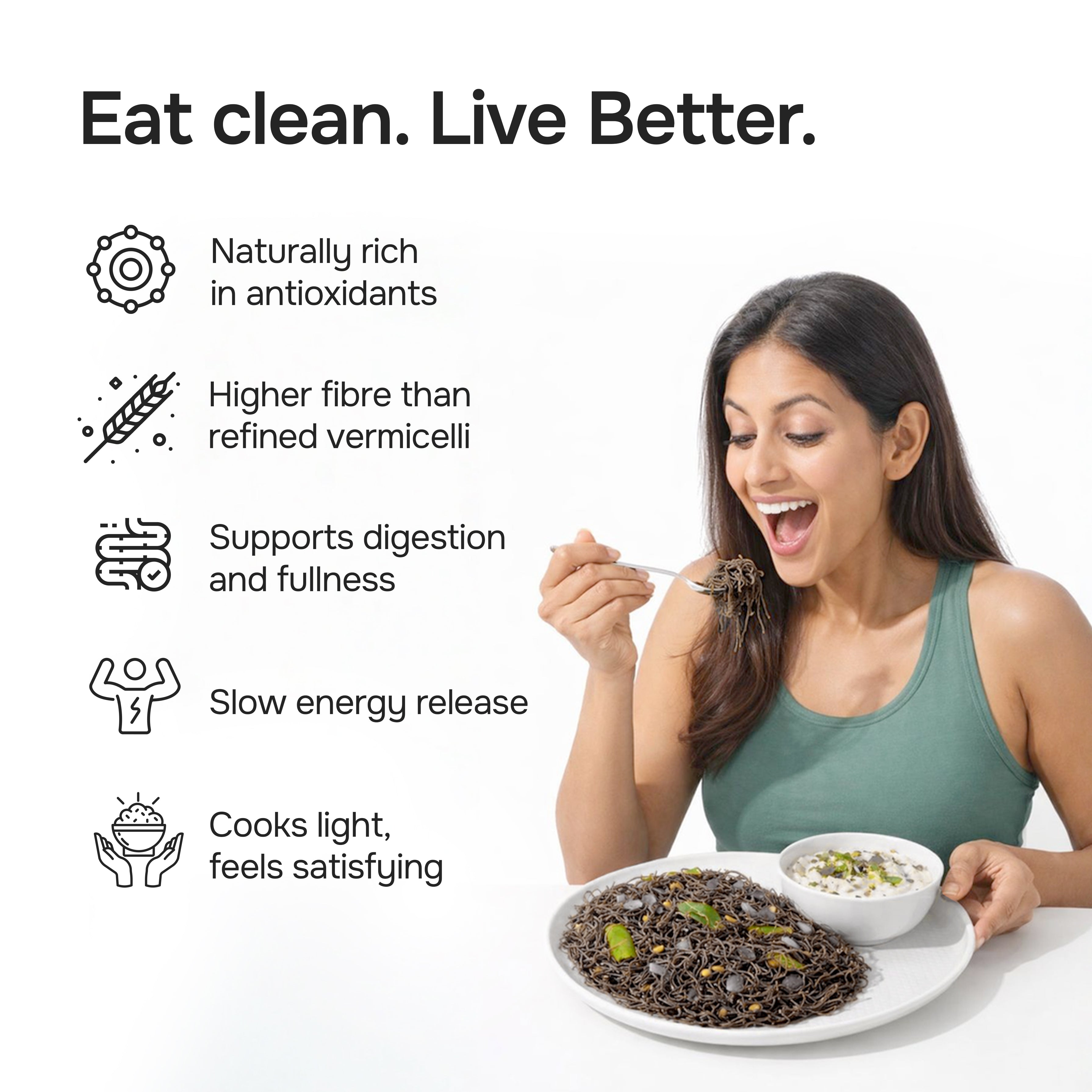 BLACK RICE VERMICELLI/SEMIYA