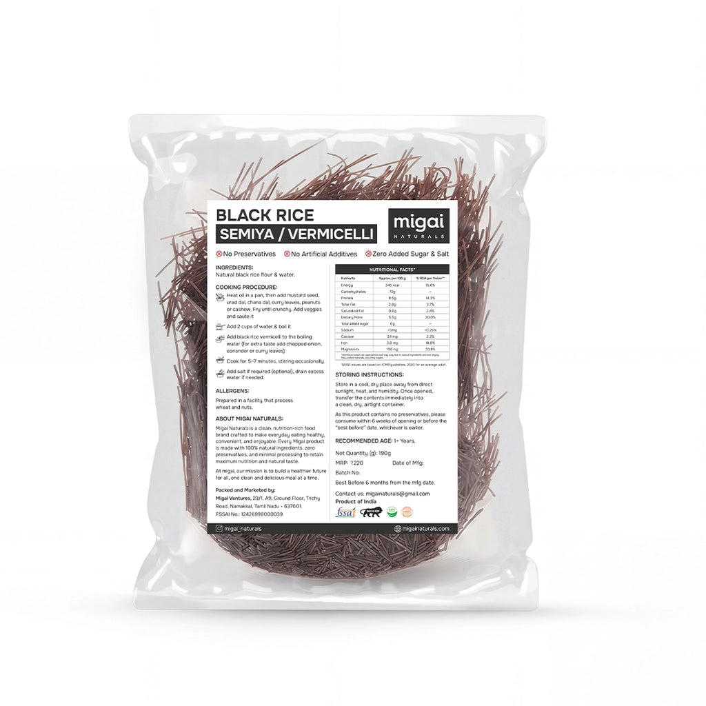 Black Rice Vermicelli/Semiya
