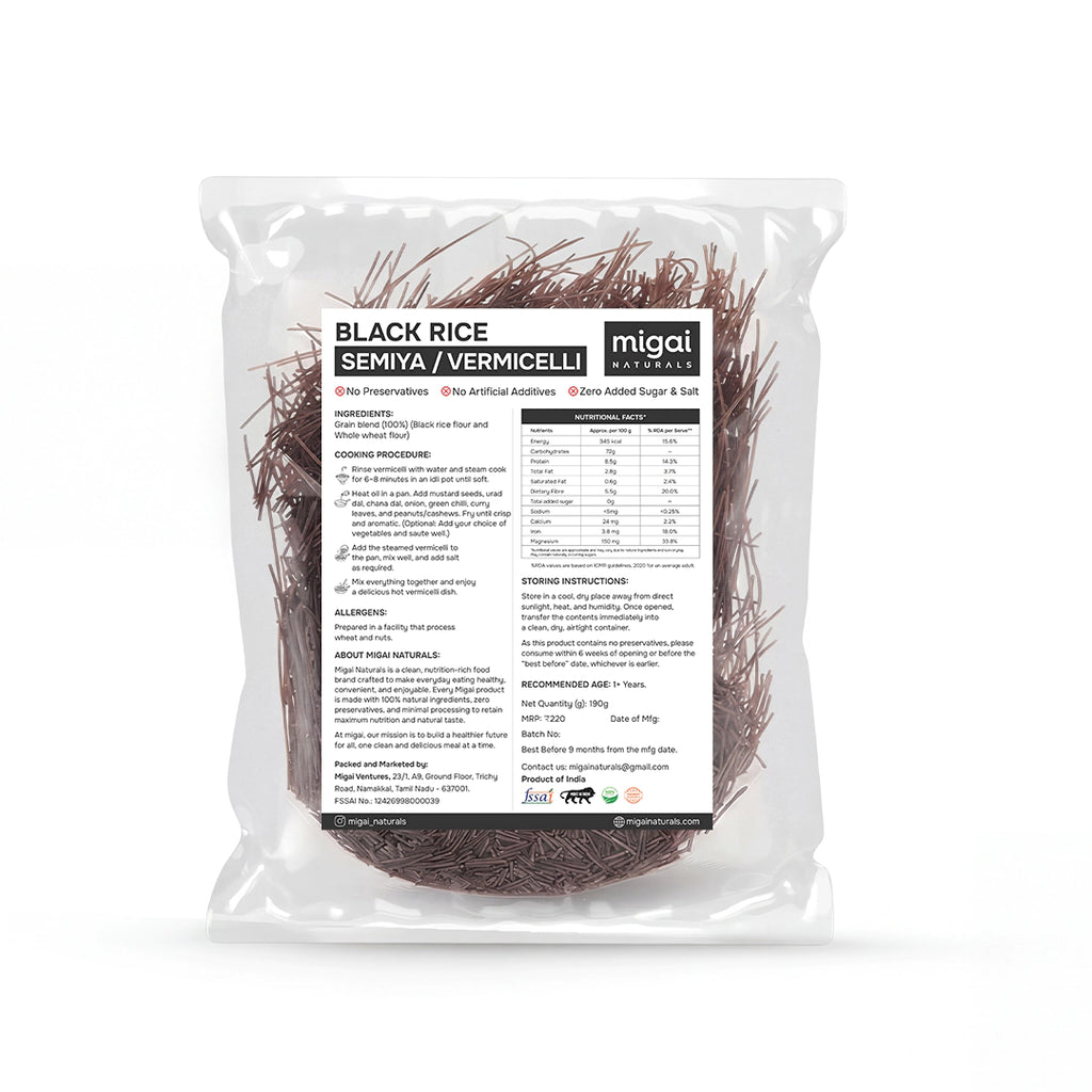 Black Rice Vermicelli/Semiya