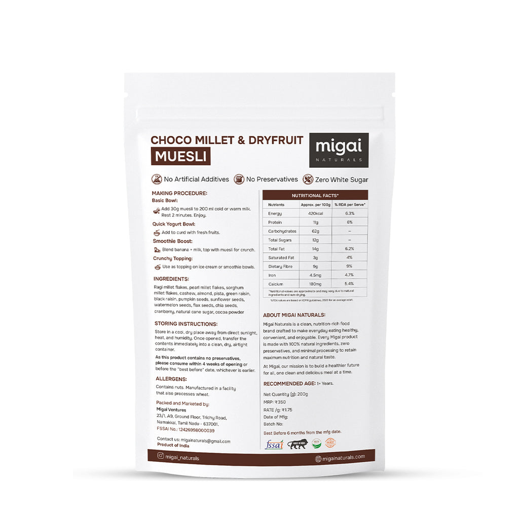 Choco Millet Muesli 16 in 1