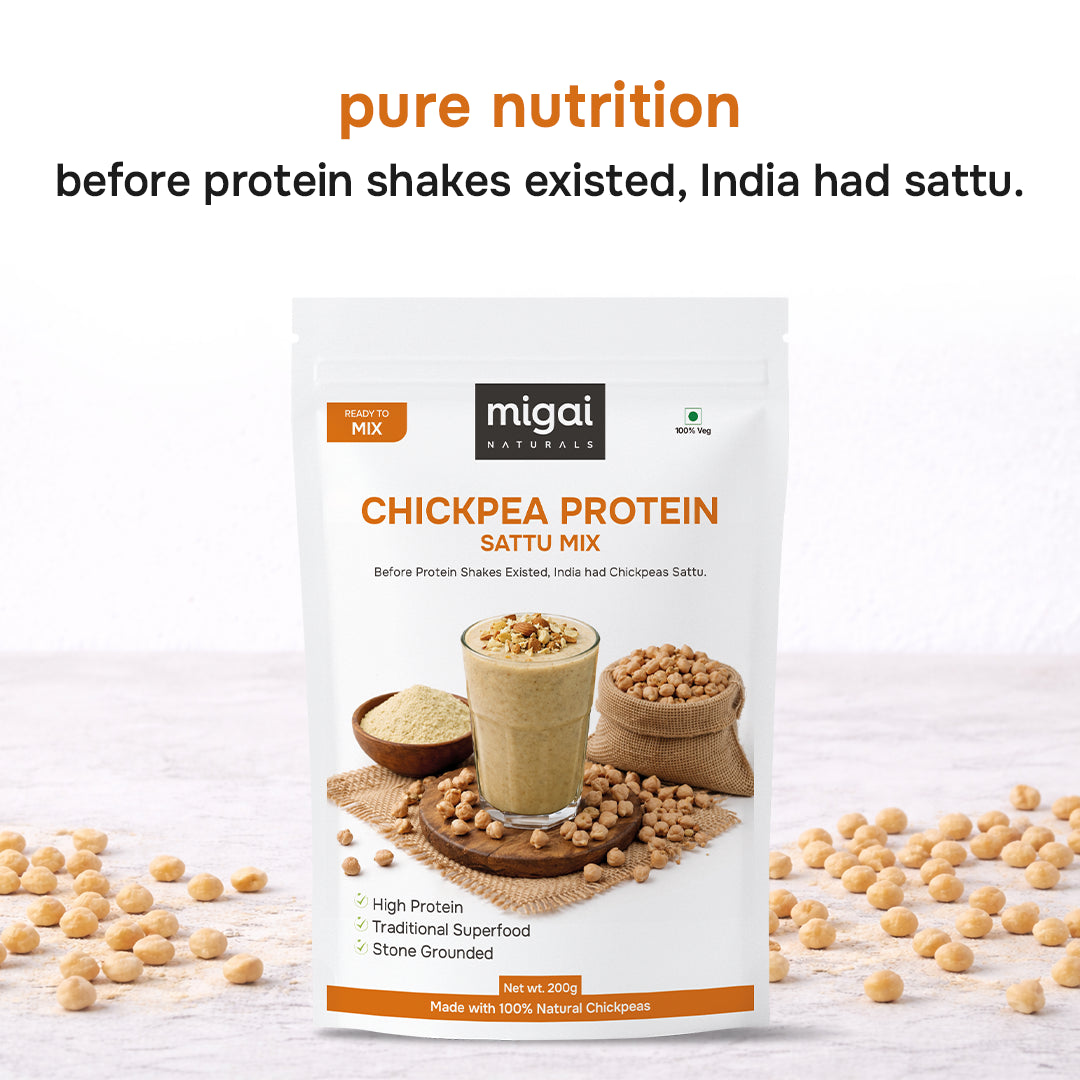 Chana Chickpea High Protein Sattu Malt