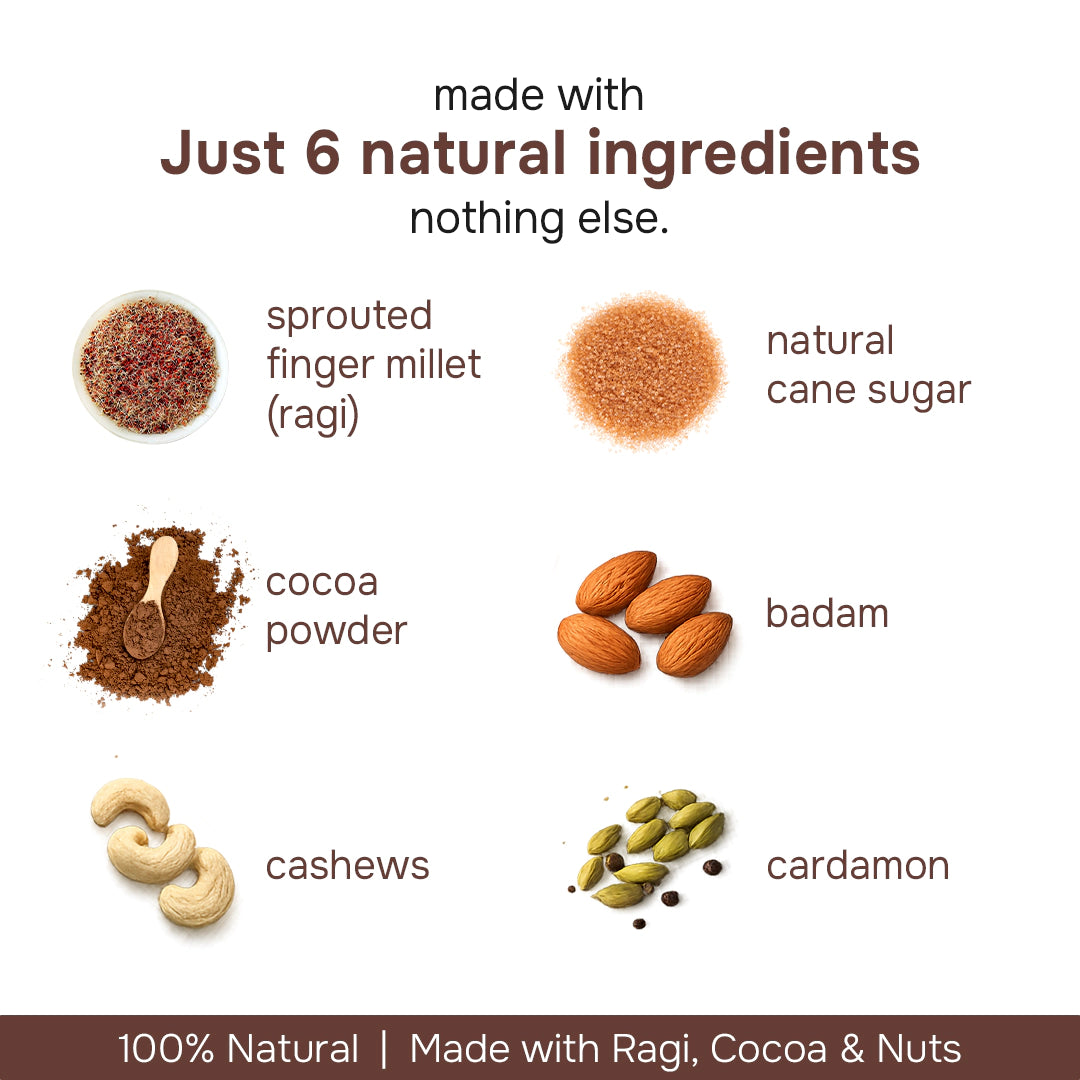 Choco Ragi with Nuts Energy Malt