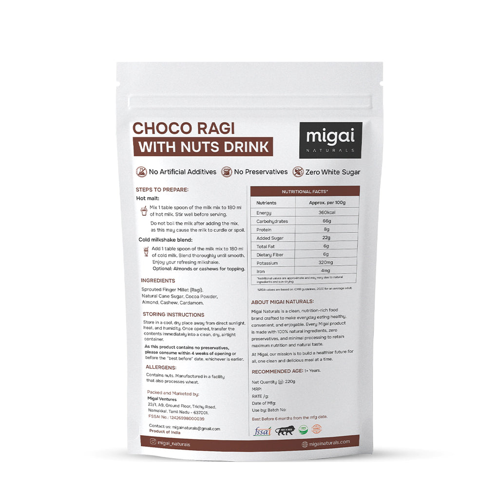Choco Ragi with Nuts Energy Malt