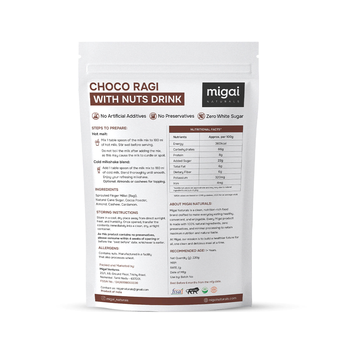Choco Ragi with Nuts Energy Malt