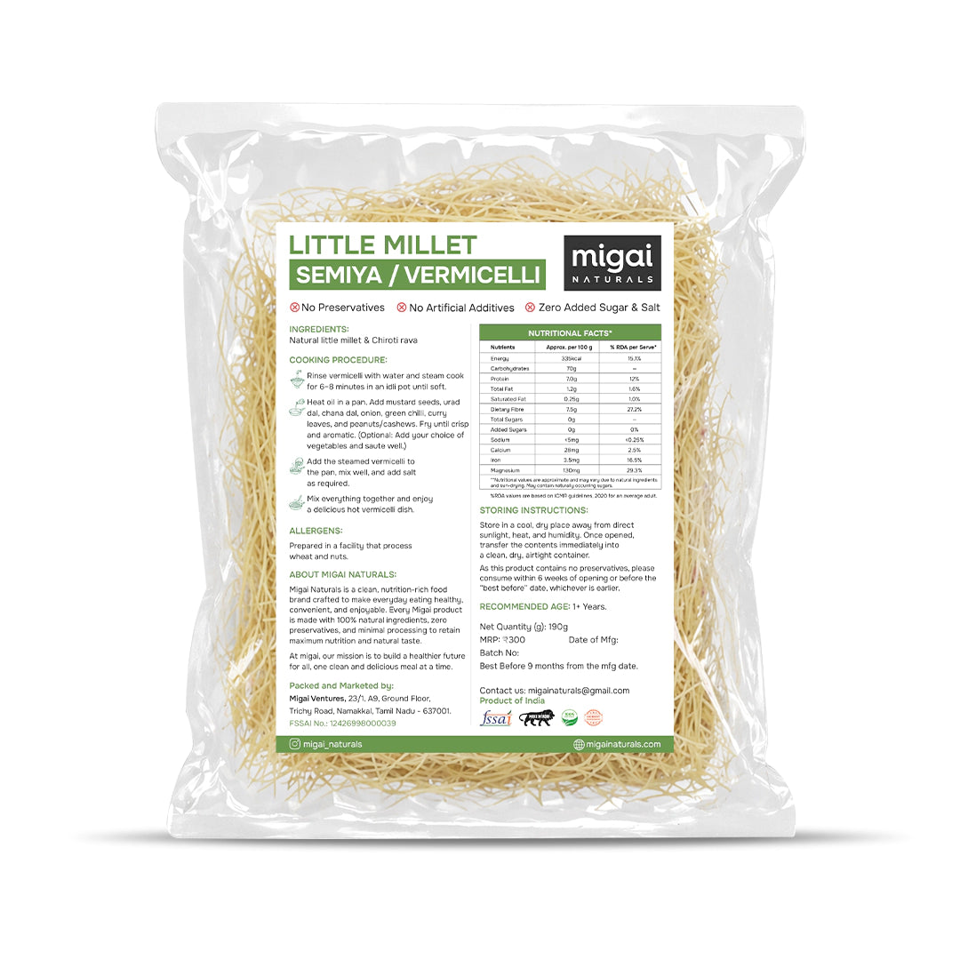 Little Millet Vermicelli/Semiya