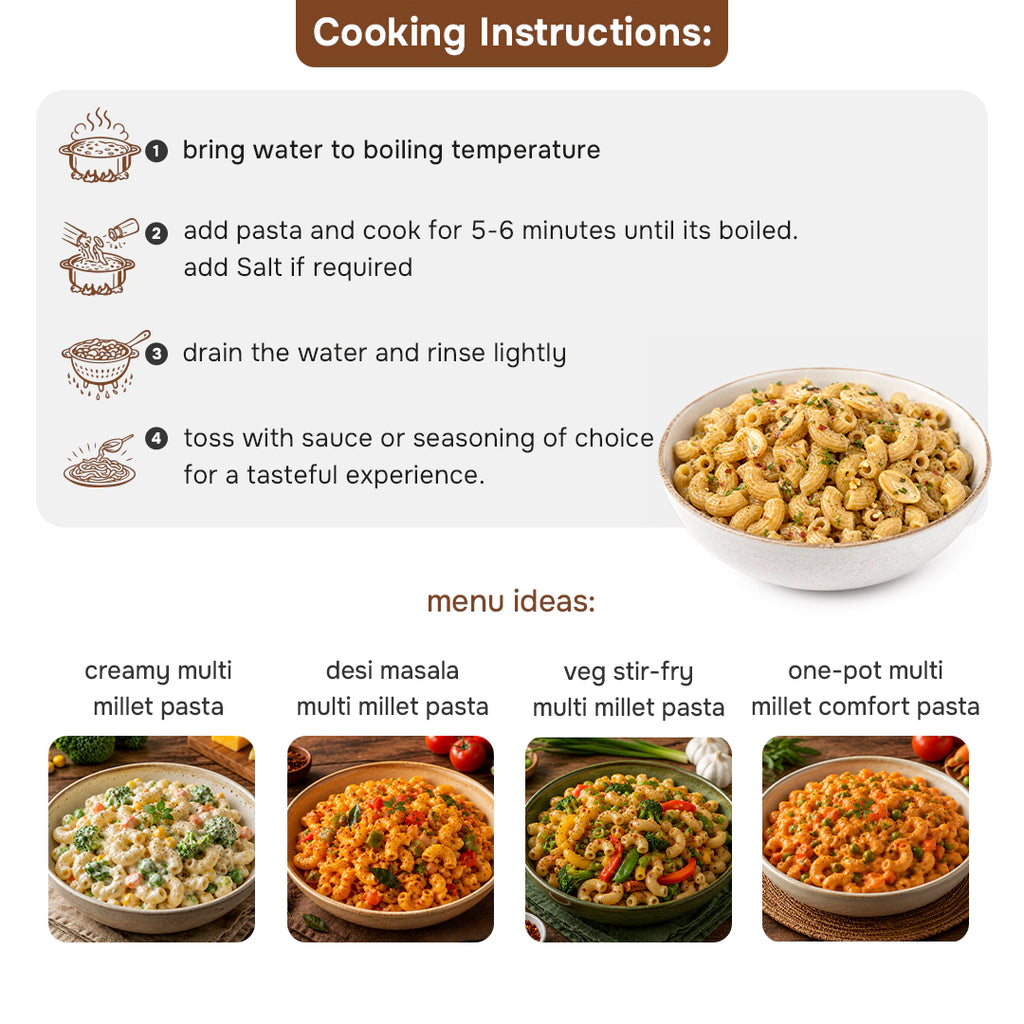 Multi Millet Pasta