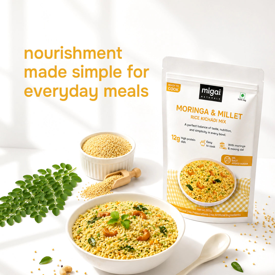 Moringa, Millet & Rice Kichadi Mix
