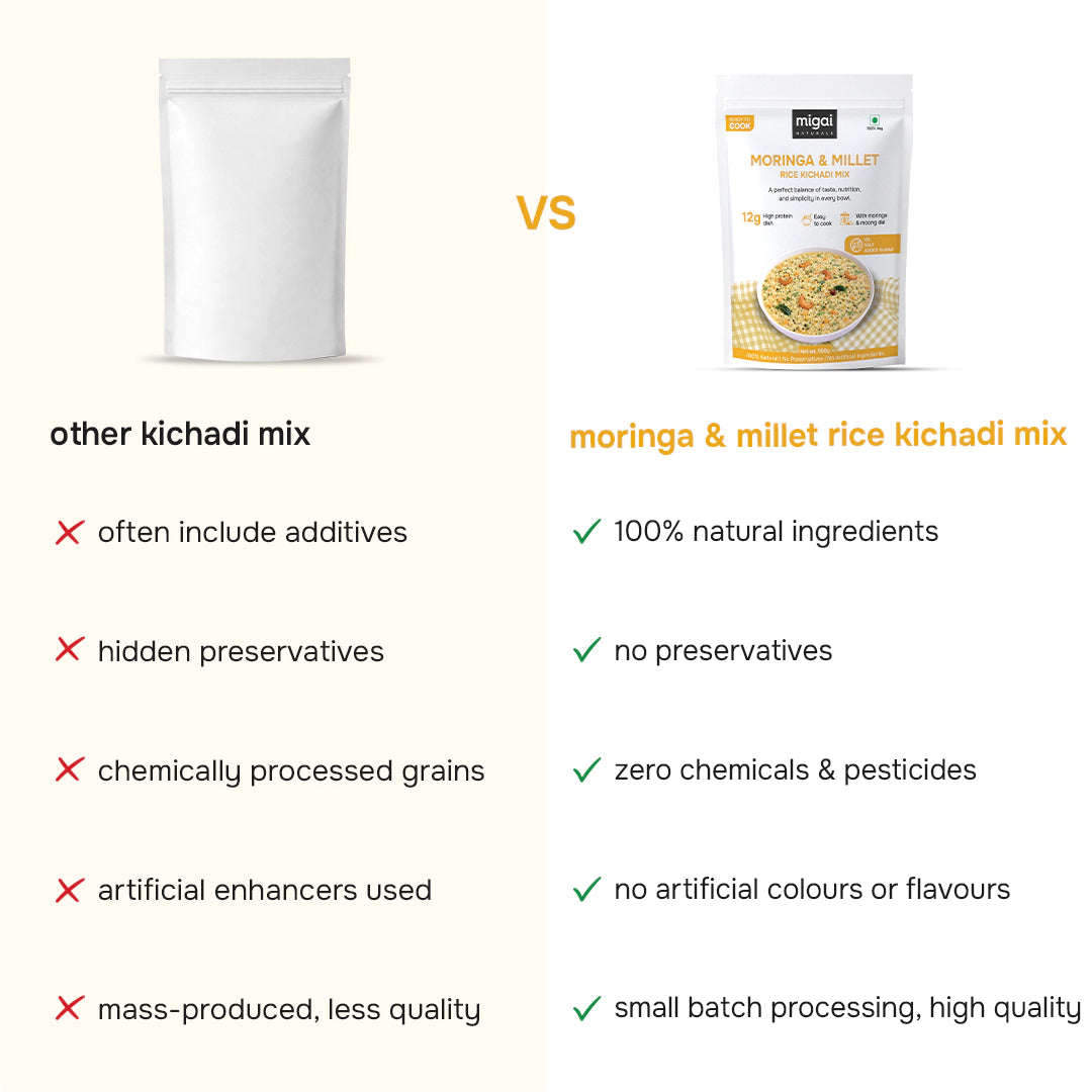 Moringa, Millet & Rice Kichadi Mix