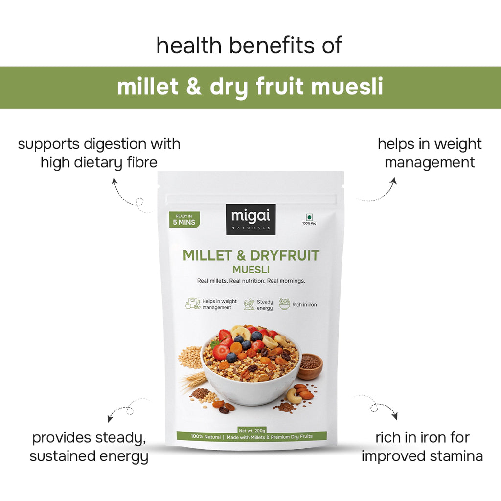 Millet Muesli with Dry Fruits