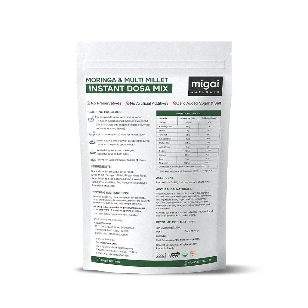 Moringa Multi Millet Dosa Mix