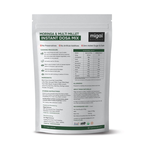 Moringa Multi Millet Instant Dosa Mix