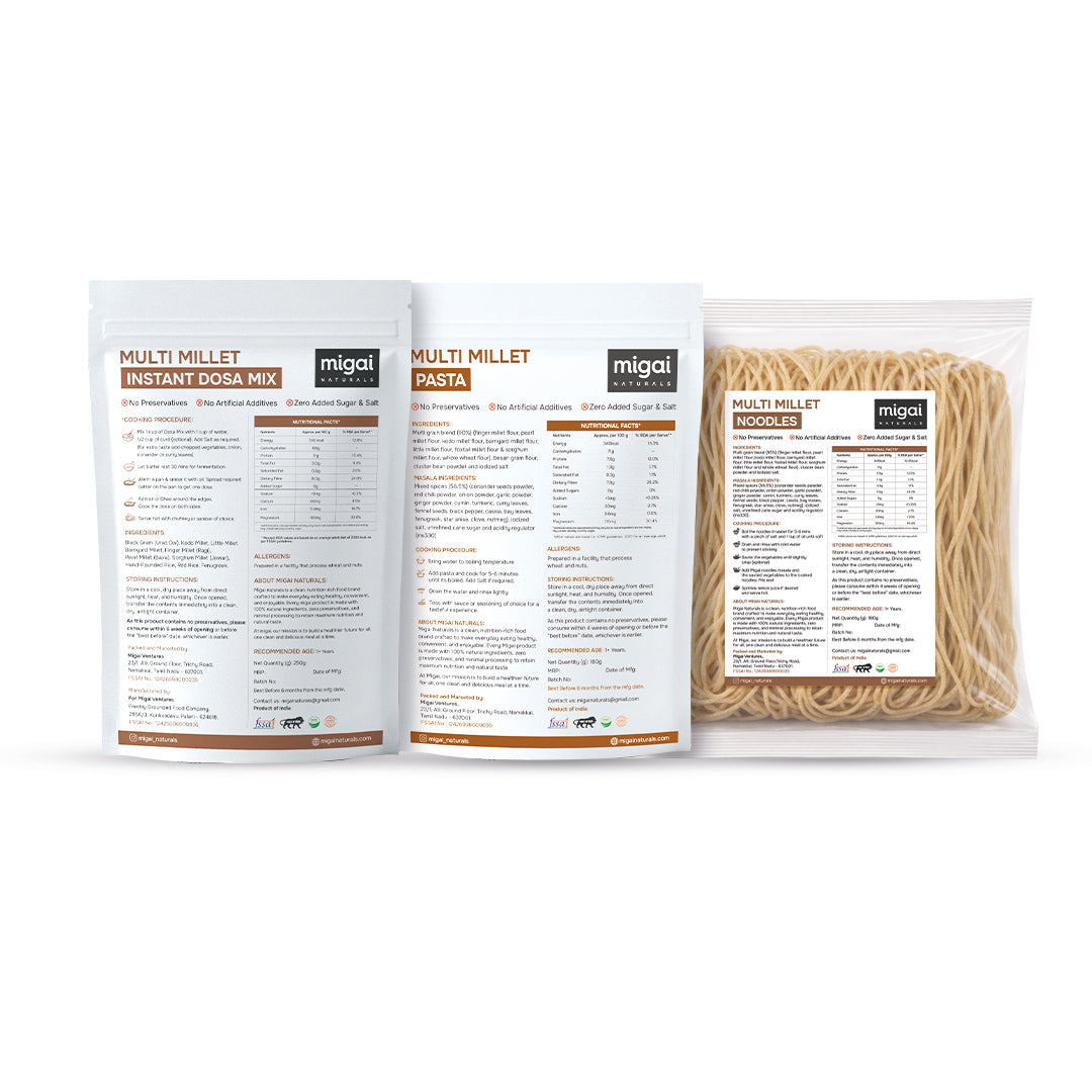 Multi Millet Combo | Wholesome Millet Essentials