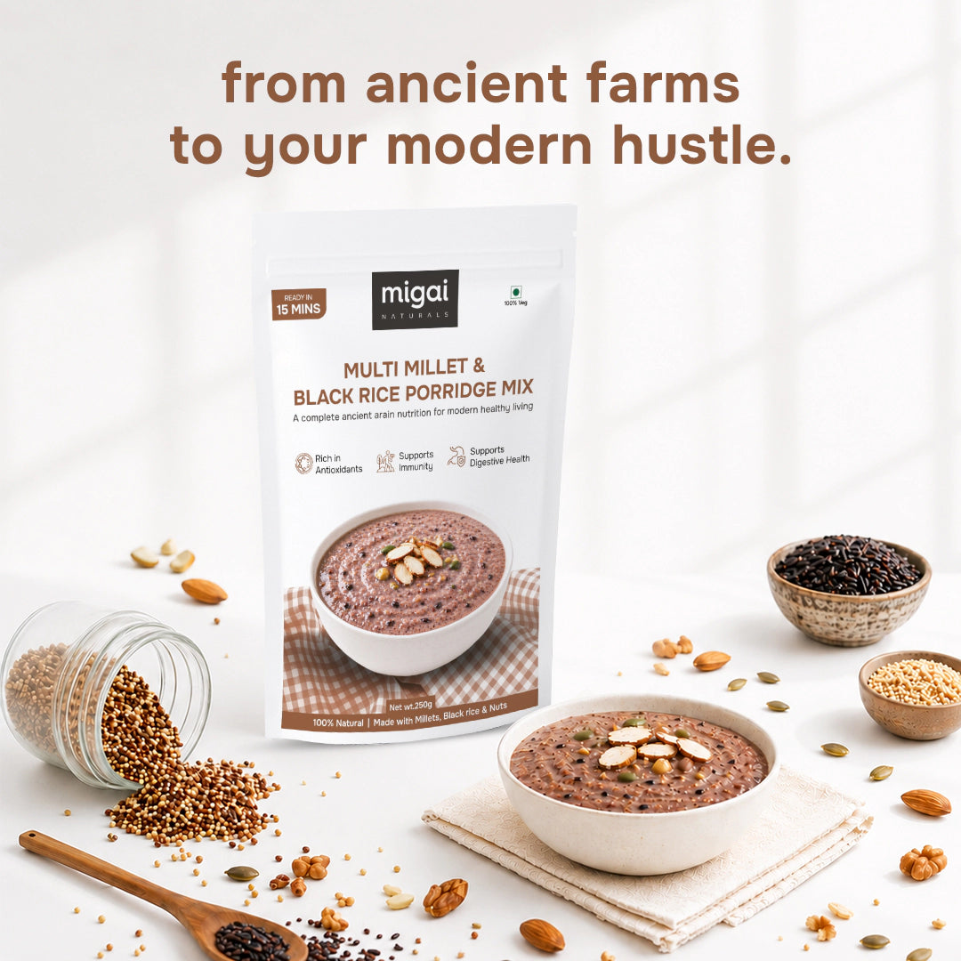 Multi Millet & Black Rice Porridge Mix
