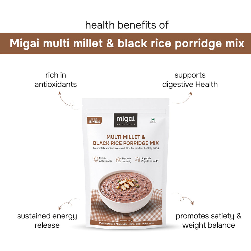 Multi Millet & Black Rice Porridge Mix