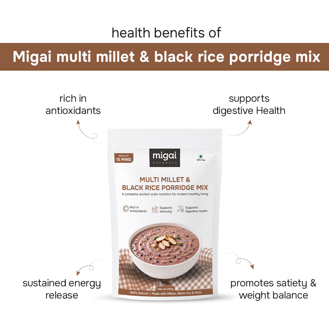 Multi Millet & Black Rice Porridge Mix