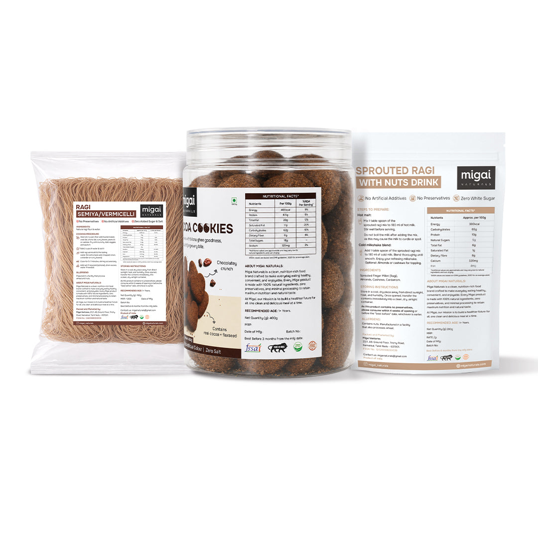 Ragi Wellness Combo | Diabetic Friendly Ragi Essentials