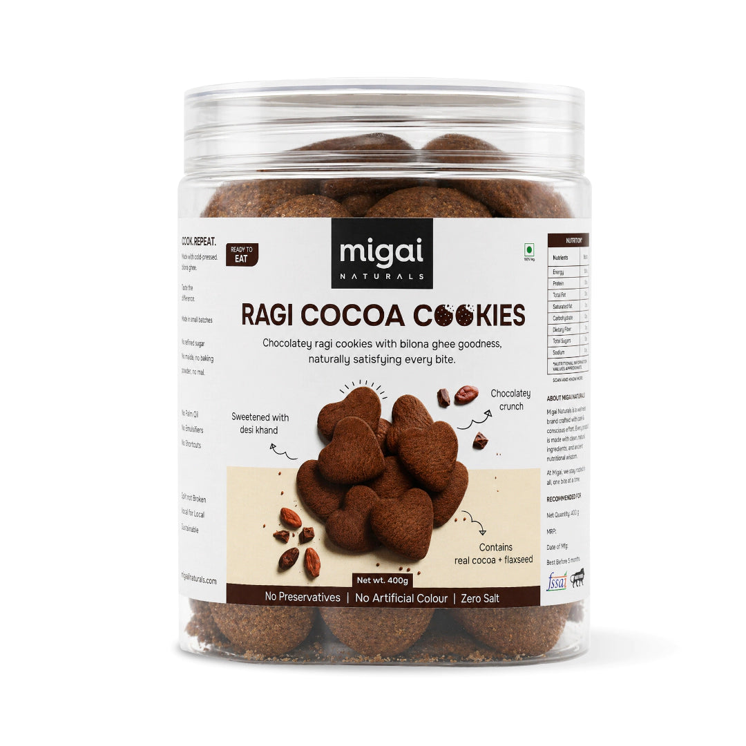 Ragi Cocoa Cookies