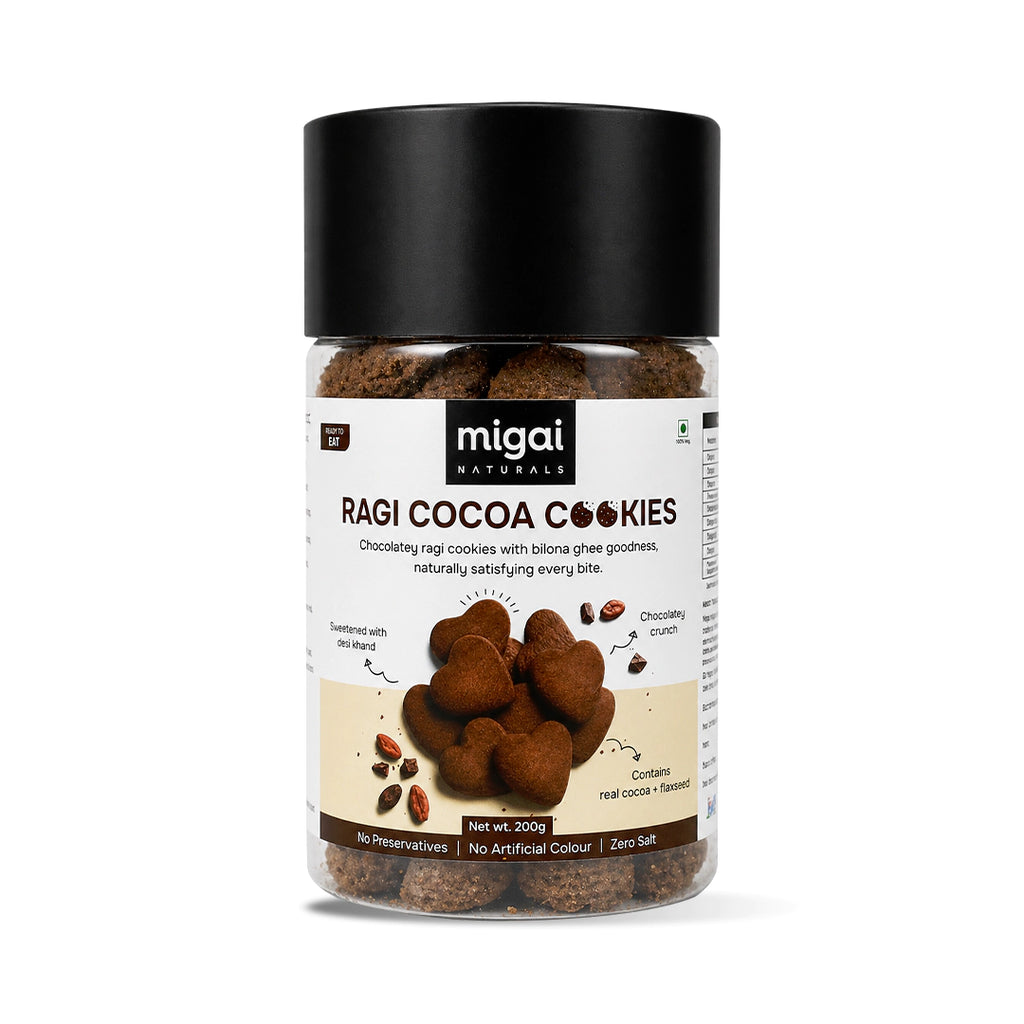 Ragi Cocoa Cookies