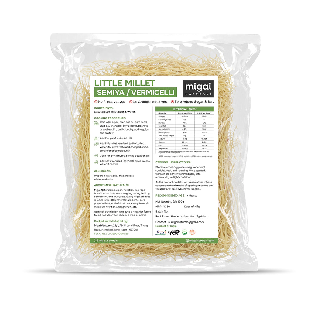 Little Millet Vermicelli/Semiya