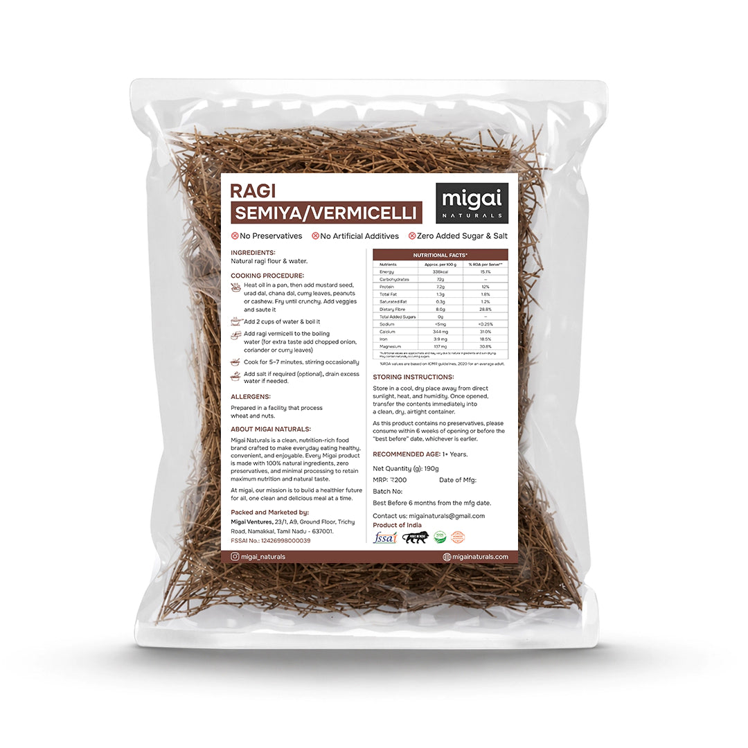 Ragi Vermicelli/Semiya