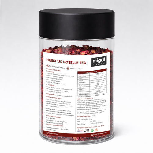 Hibiscus Roselle Tea - 100% Natural & Caffeine Free