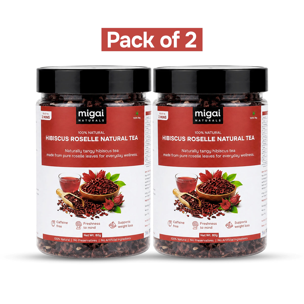 Hibiscus Roselle Tea | Serves 80+ Cups