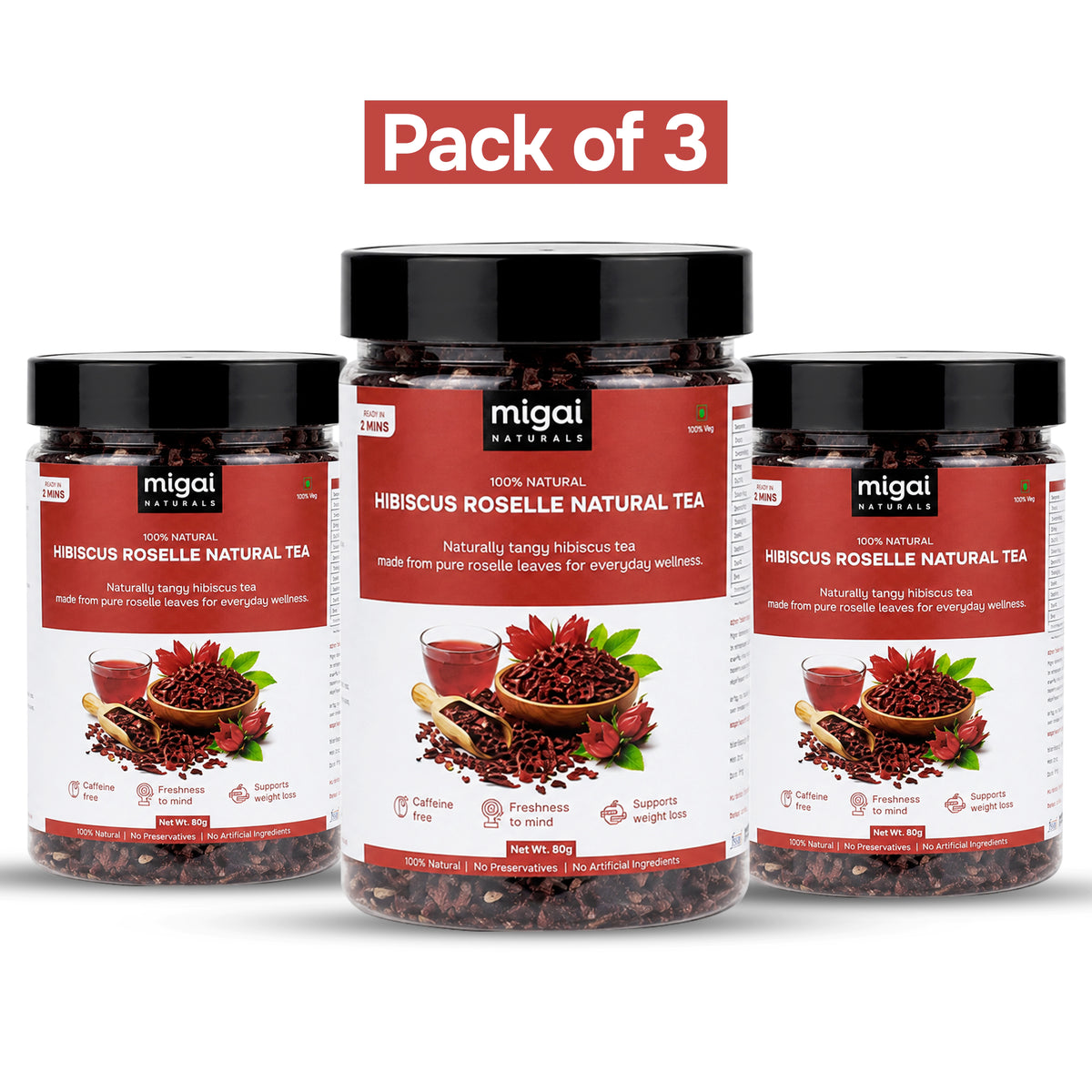 Hibiscus Roselle Tea | Serves 80+ Cups